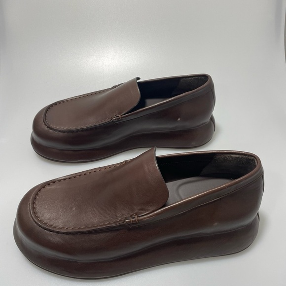 Jacquemes’ Les Moccasins Bricciola Brown Leather Platforms Men’s EU 44/ US 11 main image 8